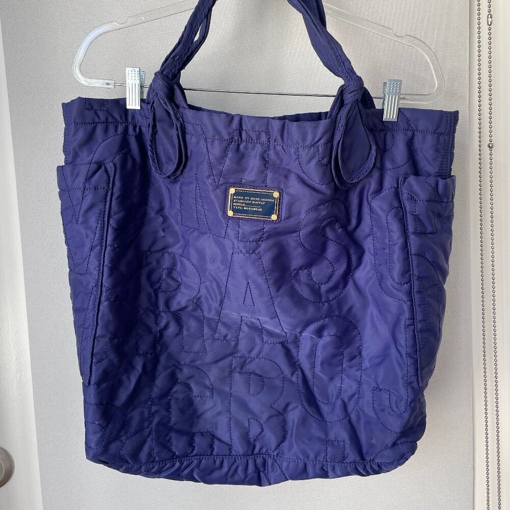 Marc by Marc Jacobs Purple Quilted Tote